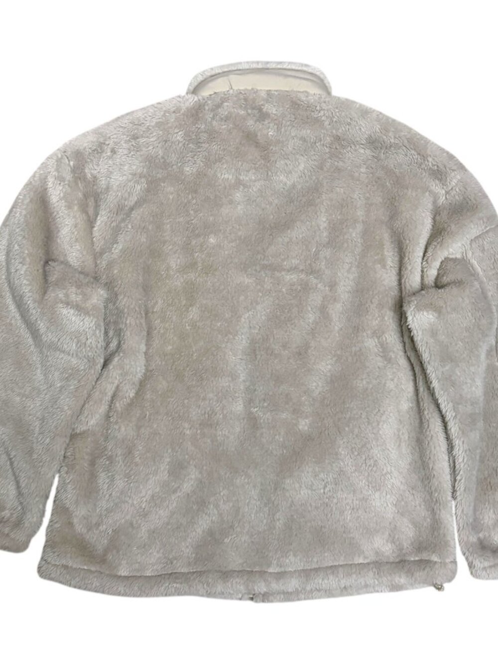 NEW BALANCE Faux Fur Fleece Soft Jacket Womens Small - Picture 3 of 6